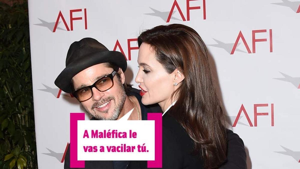 Angelina Jolie le dice a Brad Pitt que es Maléfica de verdad