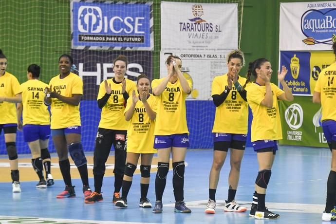 26-02-20 DEPORTES. PABELLON DE LAS REMUDAS. BARRIO DE LAS REMUDAS. TELDE. Partido de balonmano femenino entre el Remudas Rocasa y el Guardés disputado en Pabelloon Antonio Moreno del barrio teldense de Las Remudas.    Fotos: Juan Castro.  | 26/02/2020 | Fotógrafo: Juan Carlos Castro