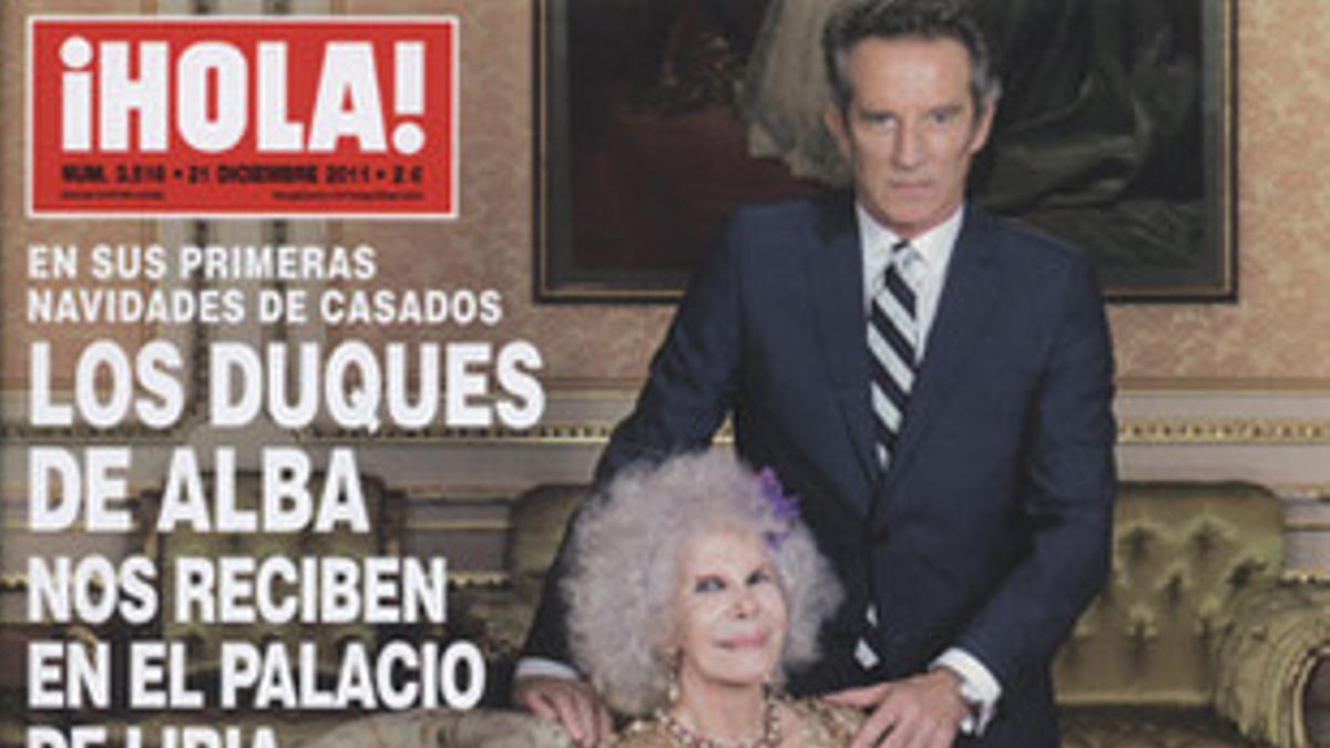 La duquesa de Alba y su esposo, en '¡Hola!'.