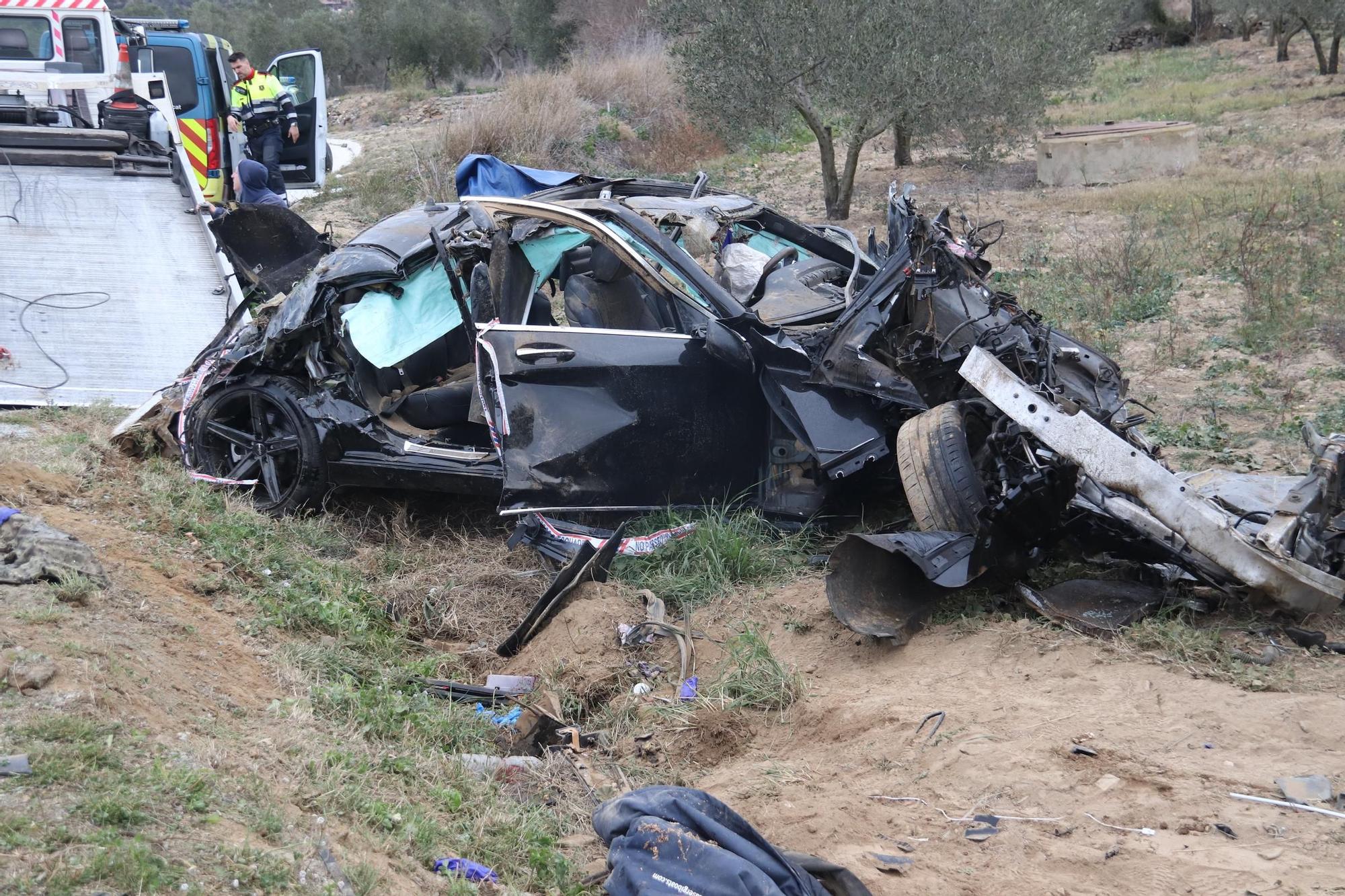 Tràgic accident de trànsit a Palau-saverdera amb tres morts