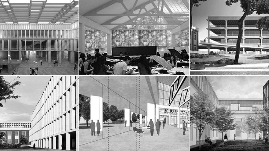 Seis arquitectos de prestigio nacional seleccionados para el nuevo edificio de la UPCT
