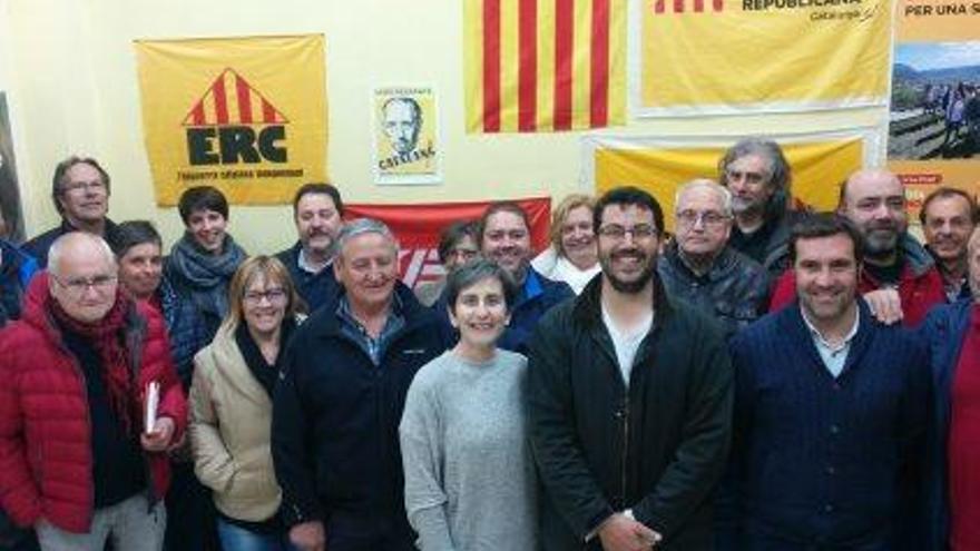 Els participants a la darrera assemblea comarcal d&#039;ERC