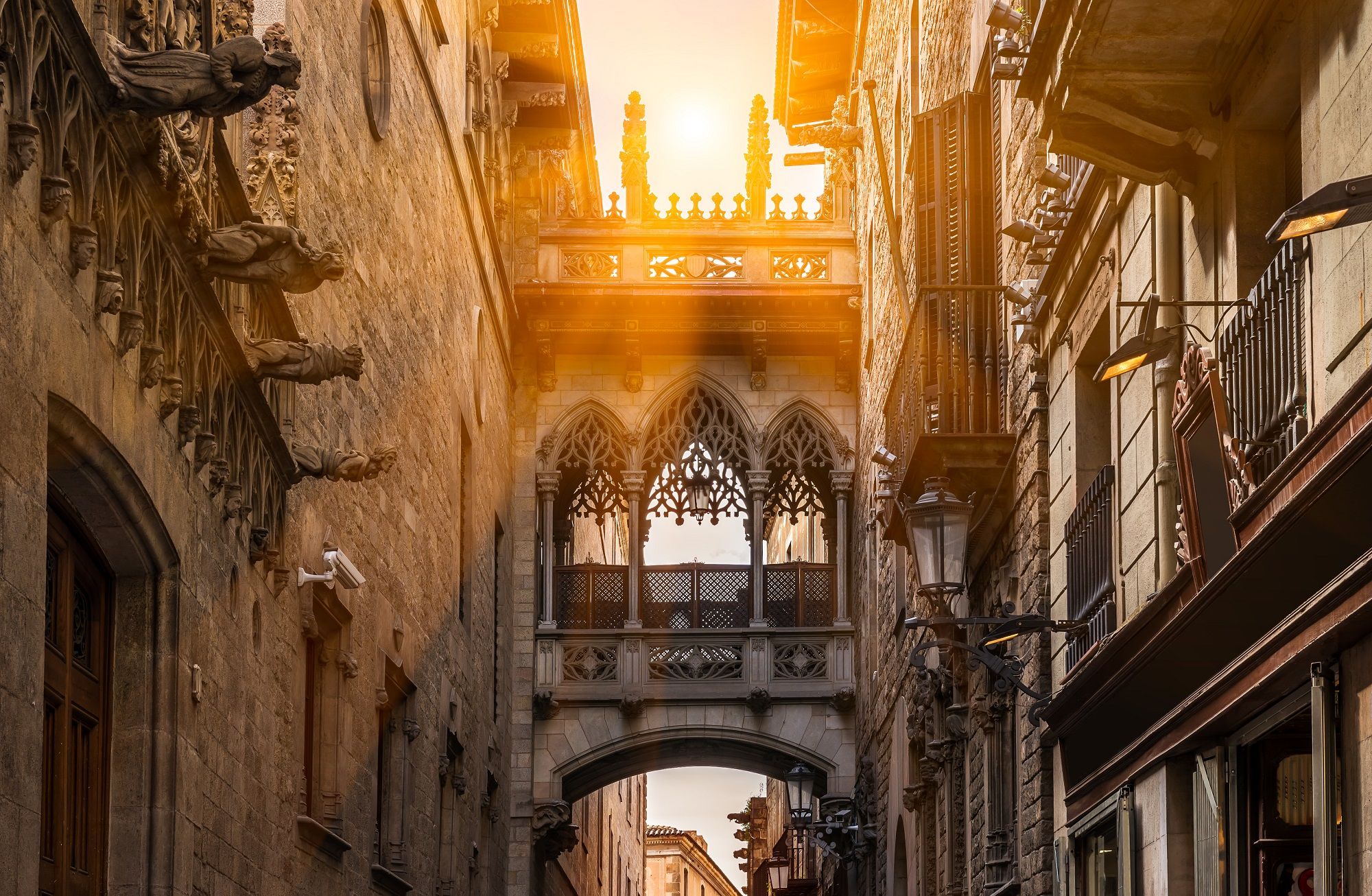 Barrio Gótico, una de las zonas más antiguas y bonitas de Barcelona.