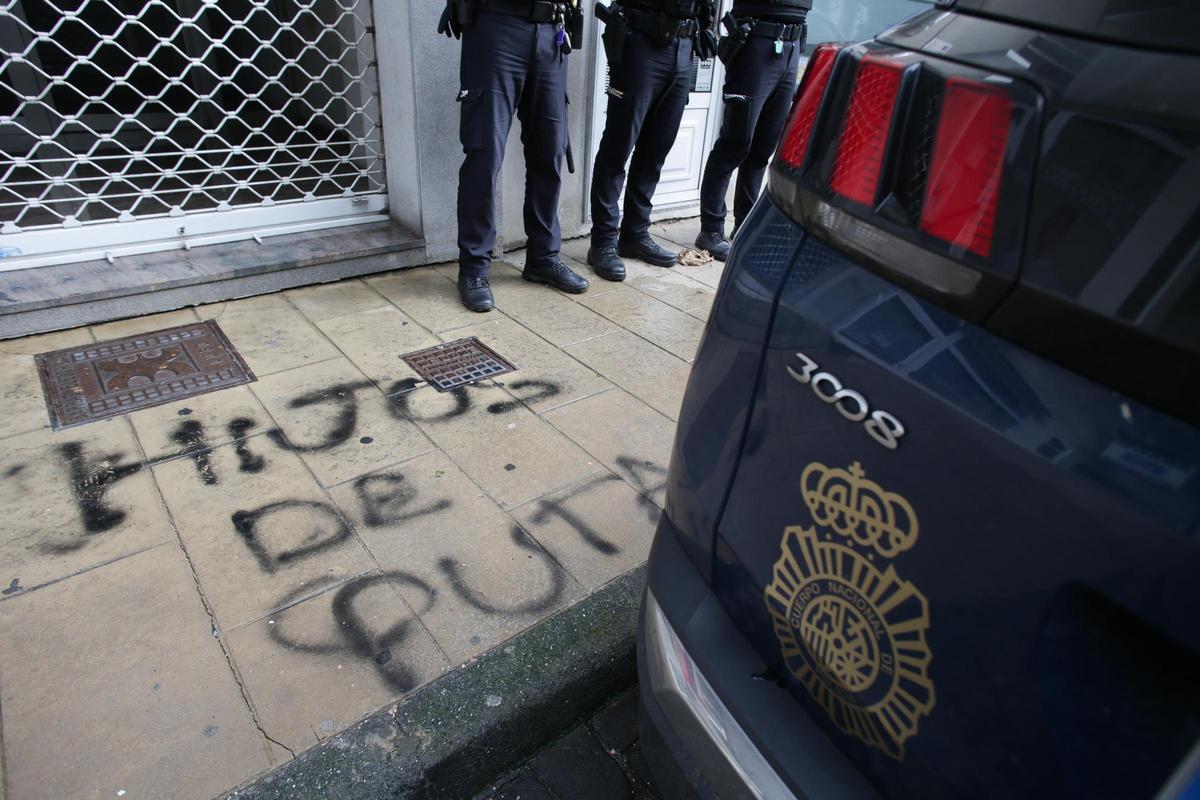 Protestas en Lugo, Galicia, en contra del acuerdo de amnistía entre el PSOE y Junts