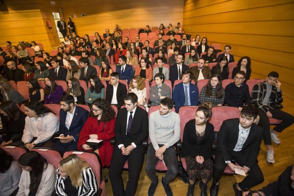 Entrega de los premios de excelencia académica en el rectorado