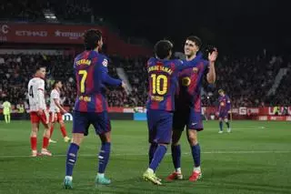 Cubarsí marca el gol número cien de la temporada en el Barça
