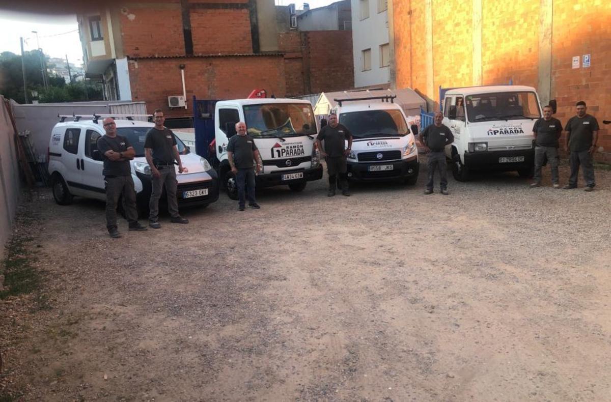 L’equip de Construccions Ramon Parada.