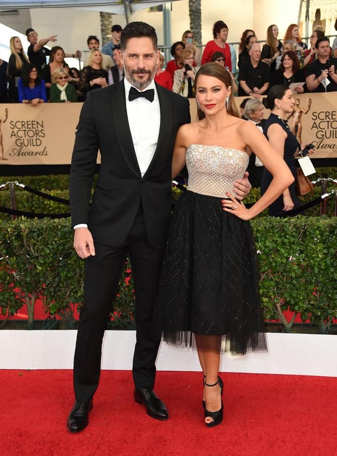 Sofia Vergara de Zuhair Murad y Joe Manganiello