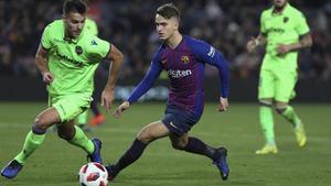 Denis Suárez, en el partido de vuelta de los octavos de final de la Copa del Rey frente al Levante.