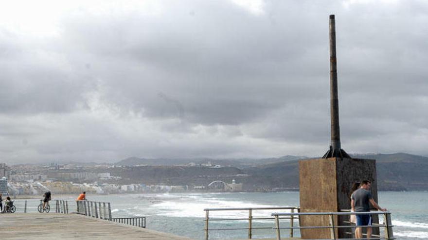 Zona de La Puntilla, en la playa de Las Canteras, en una imagen de archivo.