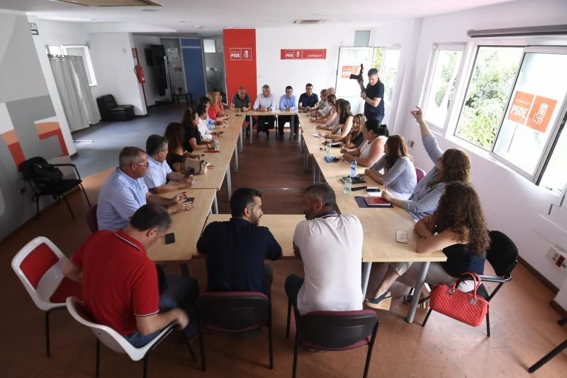 15-07-19 GRAN CANARIA. SEDE PSOE. LAS PALMAS DE GRAN CANARIA. Reunion PSOE. Fotos: Juan Castro.  | 15/07/2019 | Fotógrafo: Juan Carlos Castro