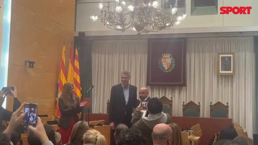 Homenaje del Ayuntamiento de Badalona a Manolo González