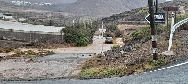 Lluvia en Gran Canaria