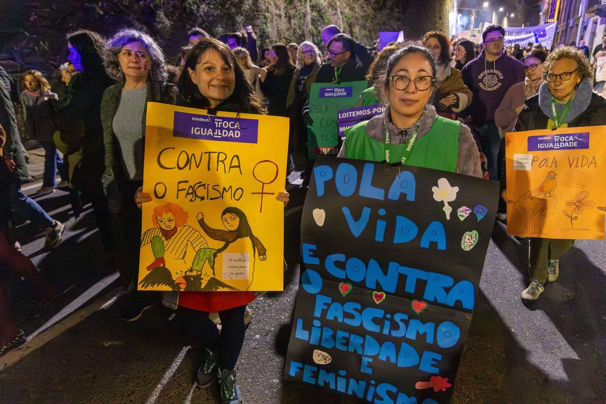 Un grito pola igualdade. 8M en Santiago