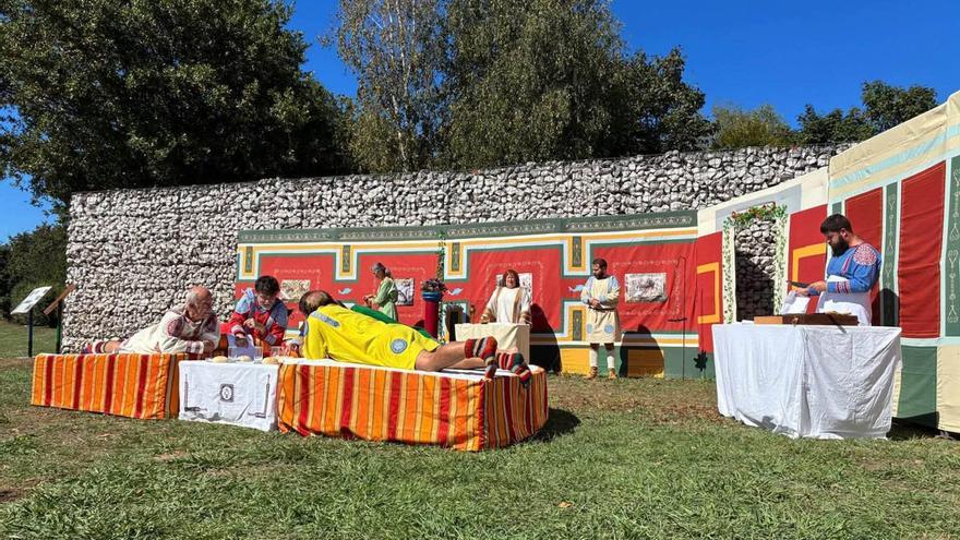 Veranes celebra el Día de la Ruta Vía de la Plata con una recreación