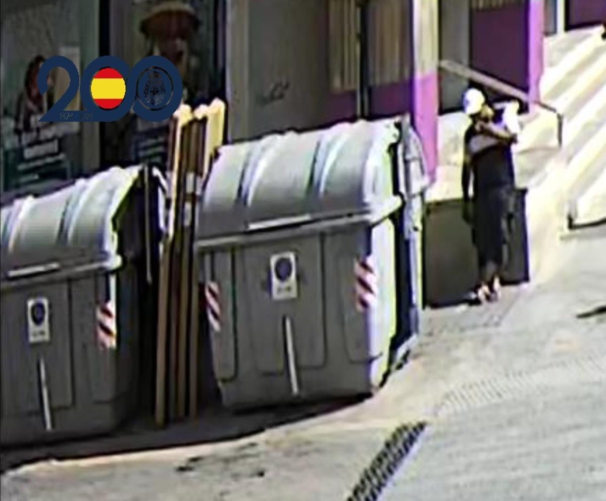 Imagen de los momentos previos al incendio facilitada por Policía Nacional.