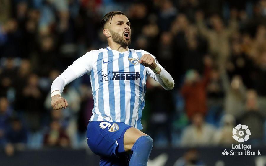 Partido del Málaga CF y el Tenerife en La Rosaleda.