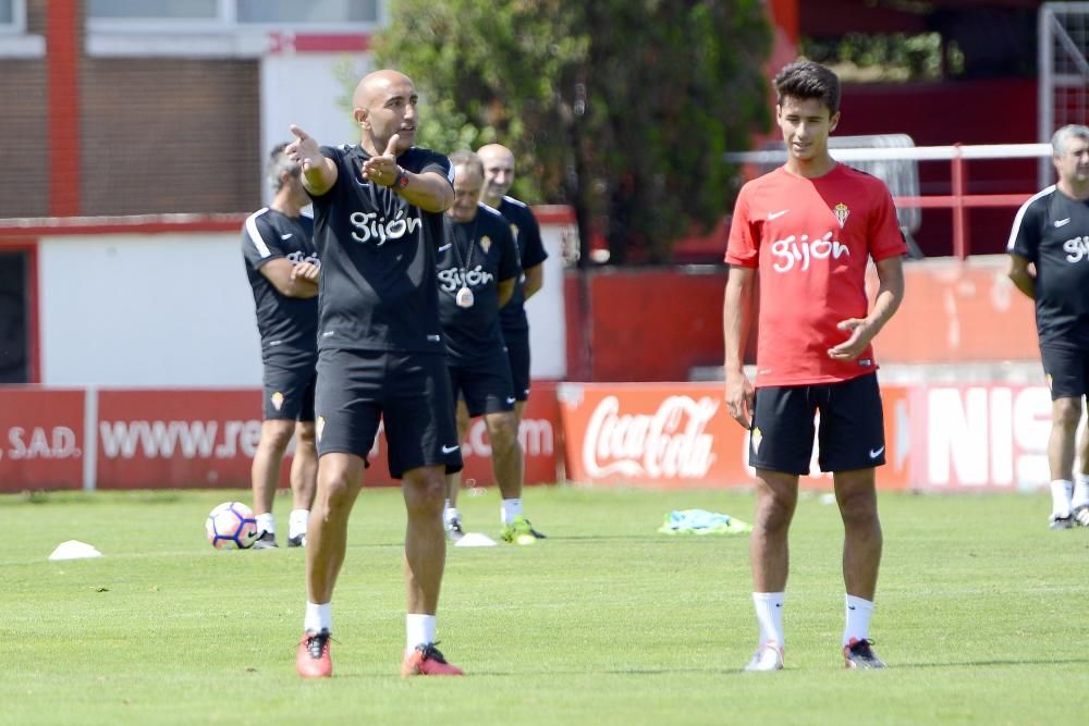 Entrenamiento del Sporting