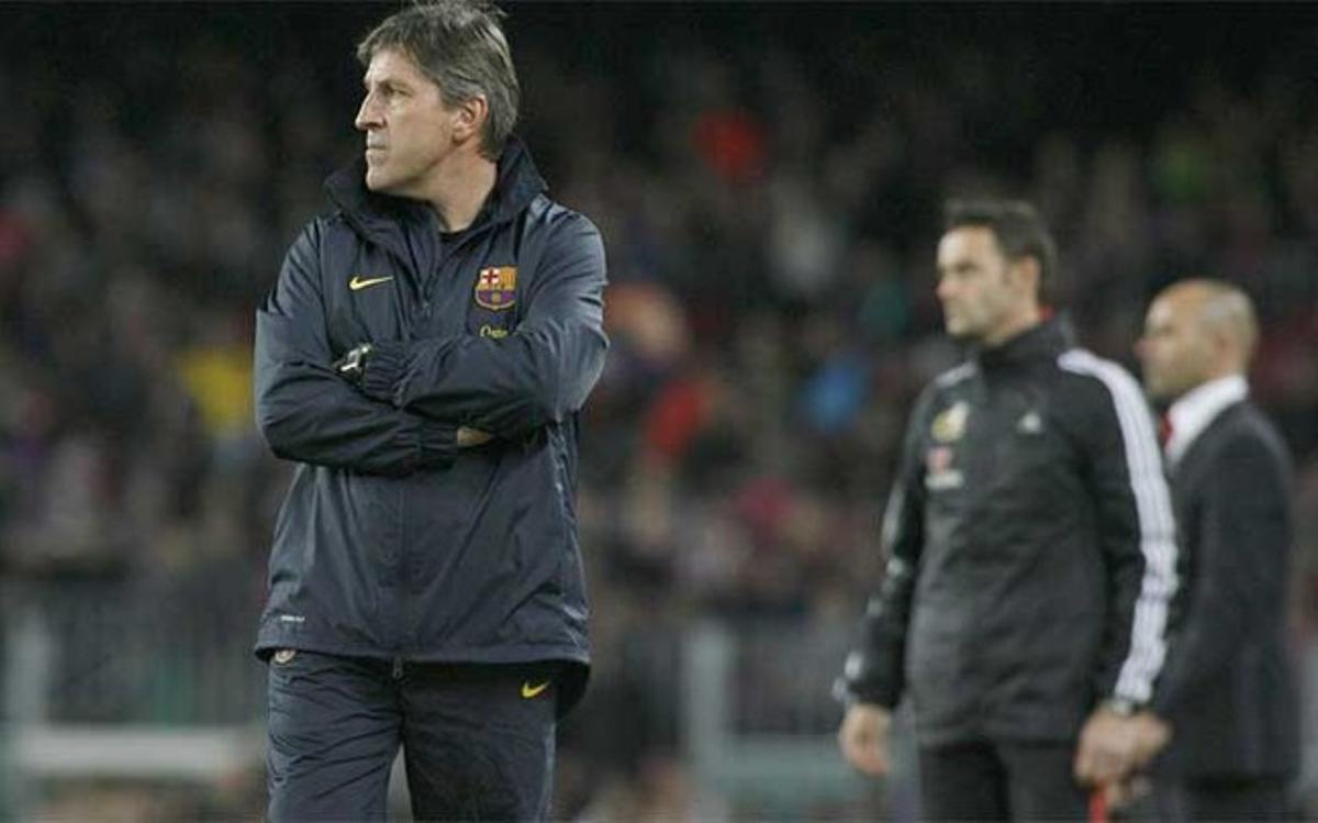 Jordi Roura, ante el Rayo