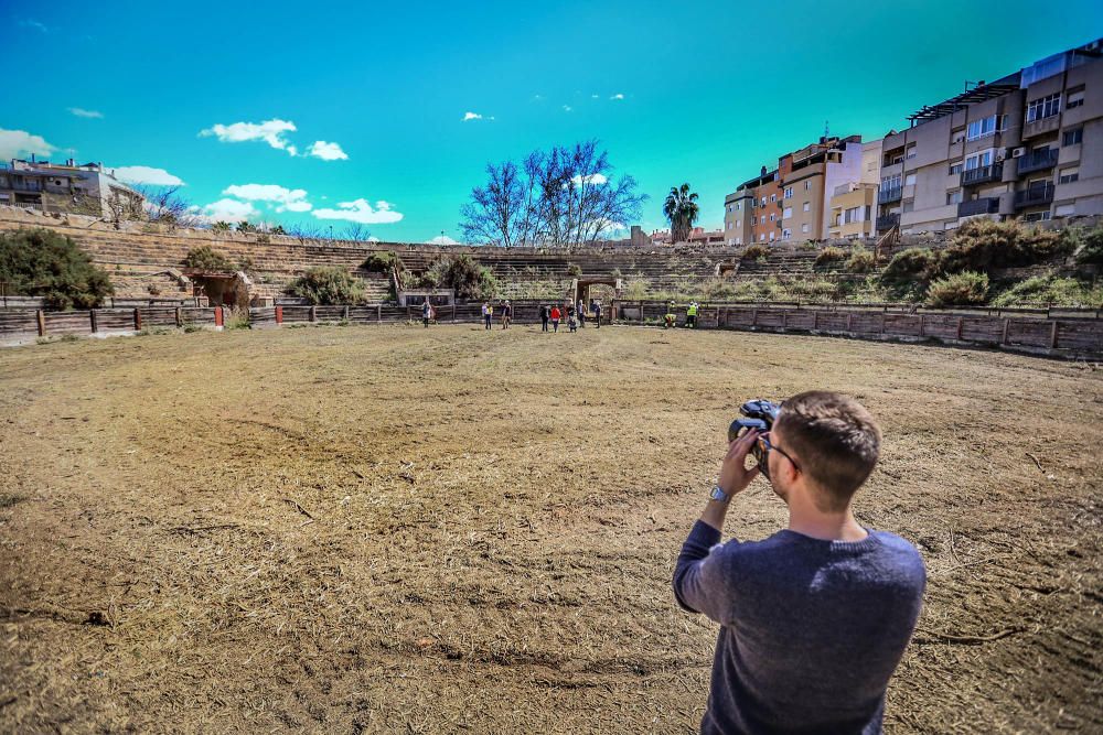 Así está la plaza de toros de Orihuela antes de se