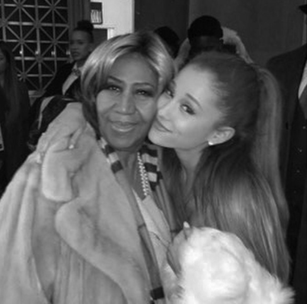 Ariana Grande se despide a Aretha Franklin