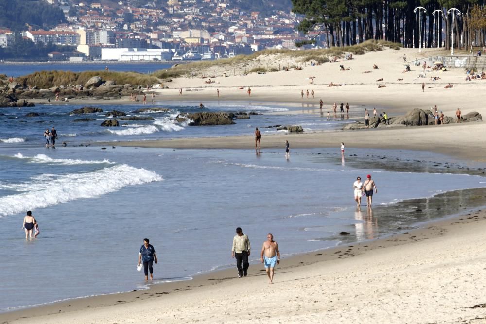 El calor vuelve a Vigo a las puertas de noviembre