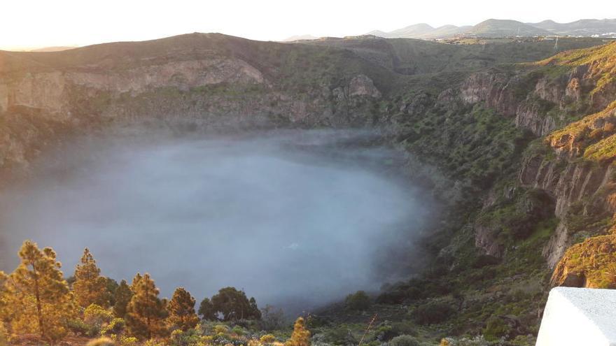 Imagen curiosa de la Caldera de Bandama