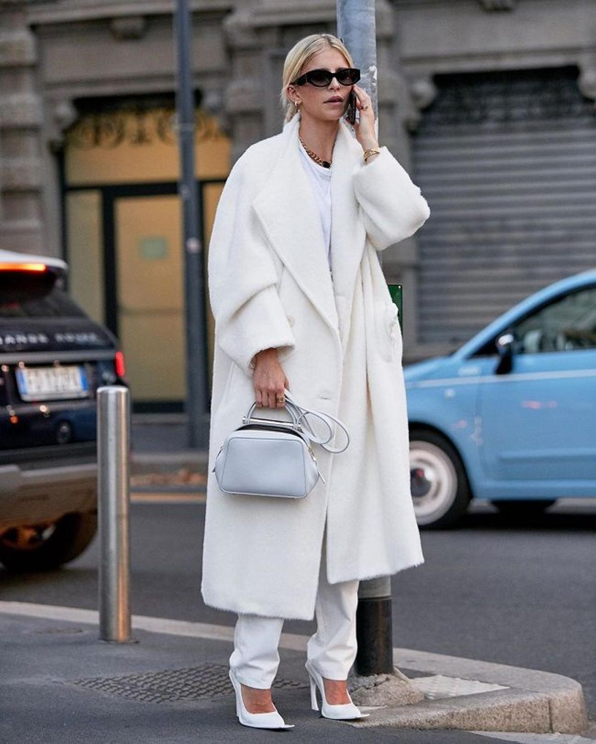 La mejor inspiración de 'street style' para vestir de blanco en invierno