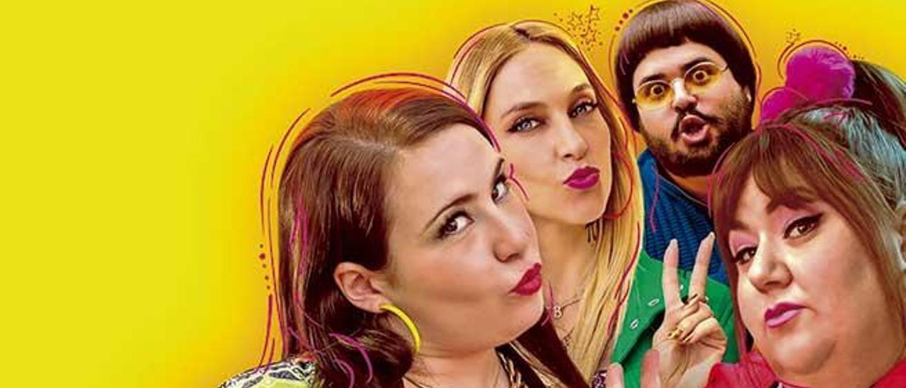 Marta Martín, Saida Benzal, Brays Efe e Itziar Castro, protagonistas de la serie.