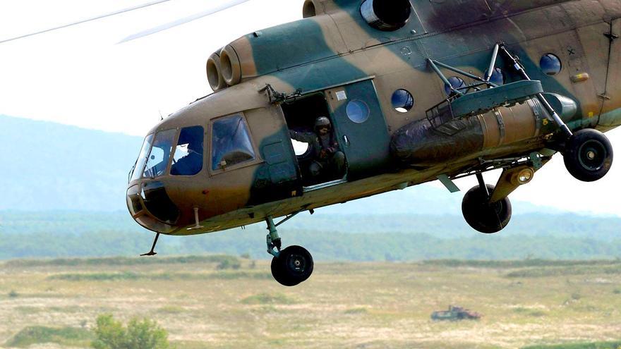 Un helicóptero Mi-8 ruso. / EFE