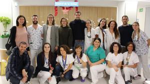 La Federación Catalana de Pádel (FCP) visitó el Hospital Infantil