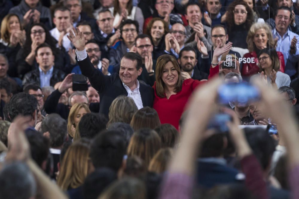 Susana Díaz con alcaldes socialistas en Madrid