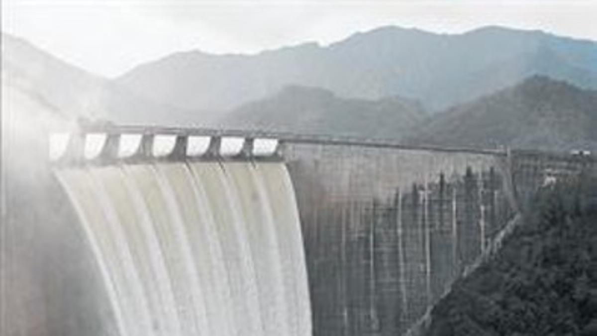 Embalse de Susqueda (Girona).