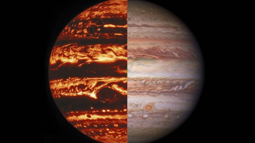 Esta es la primera visión en 3D de la atmósfera de Júpiter