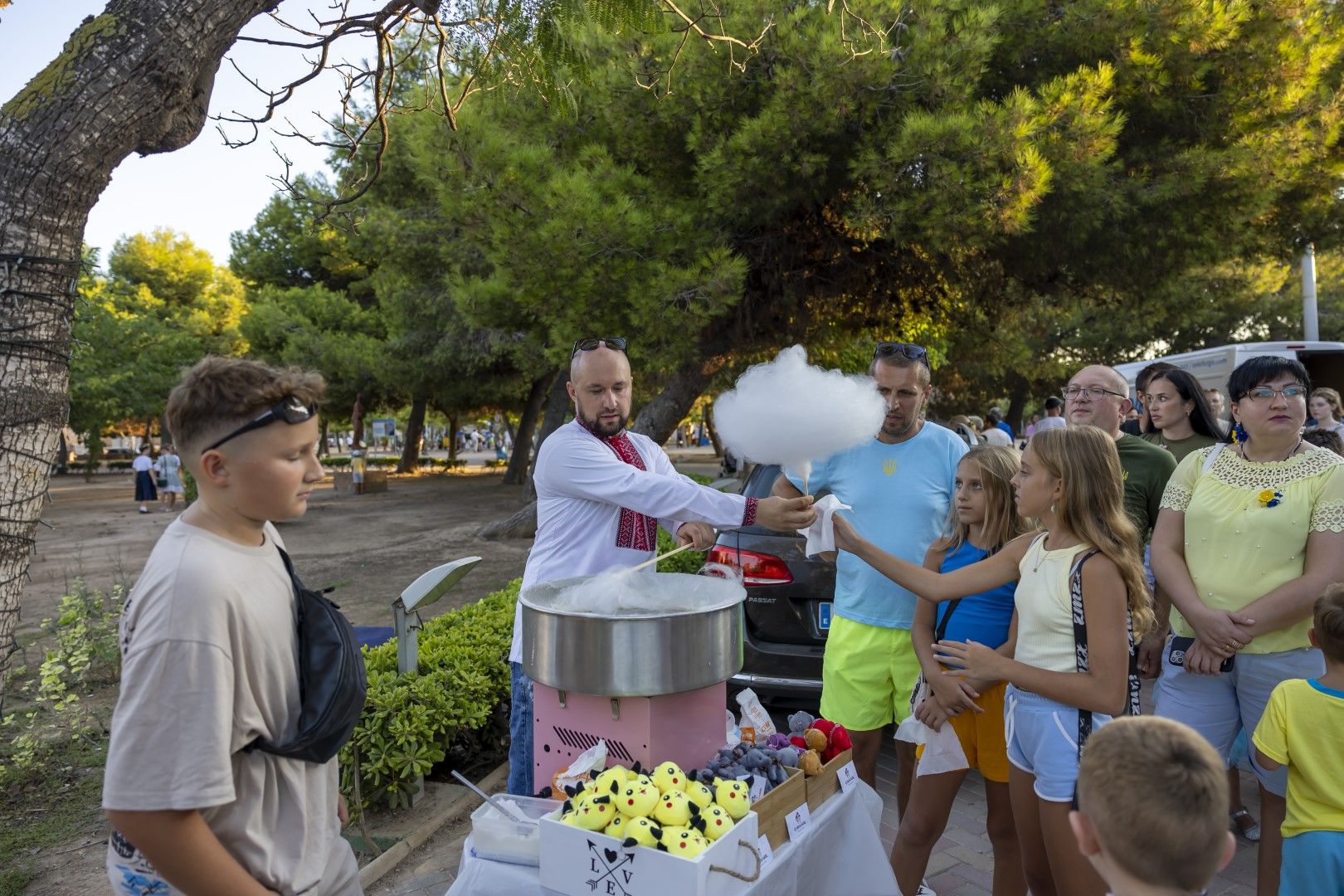 Celebración del aniversario de la independencia de Ucrania en las calles de Torrevieja y el Parque de las Naciones