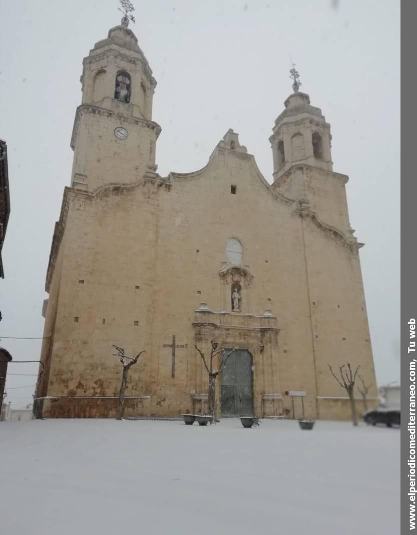 Cinctorres, cubierta por la nieve