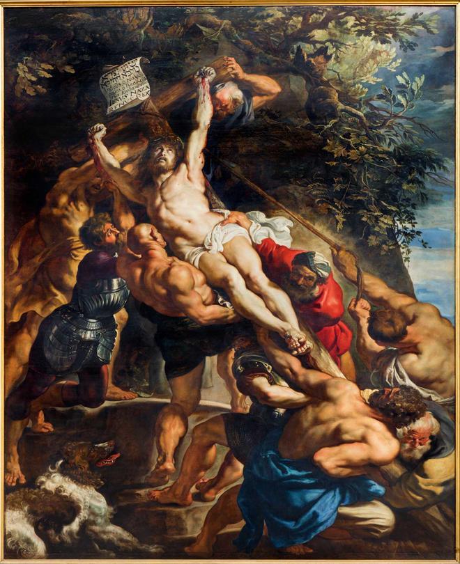 La elevación de la cruz, Rubens