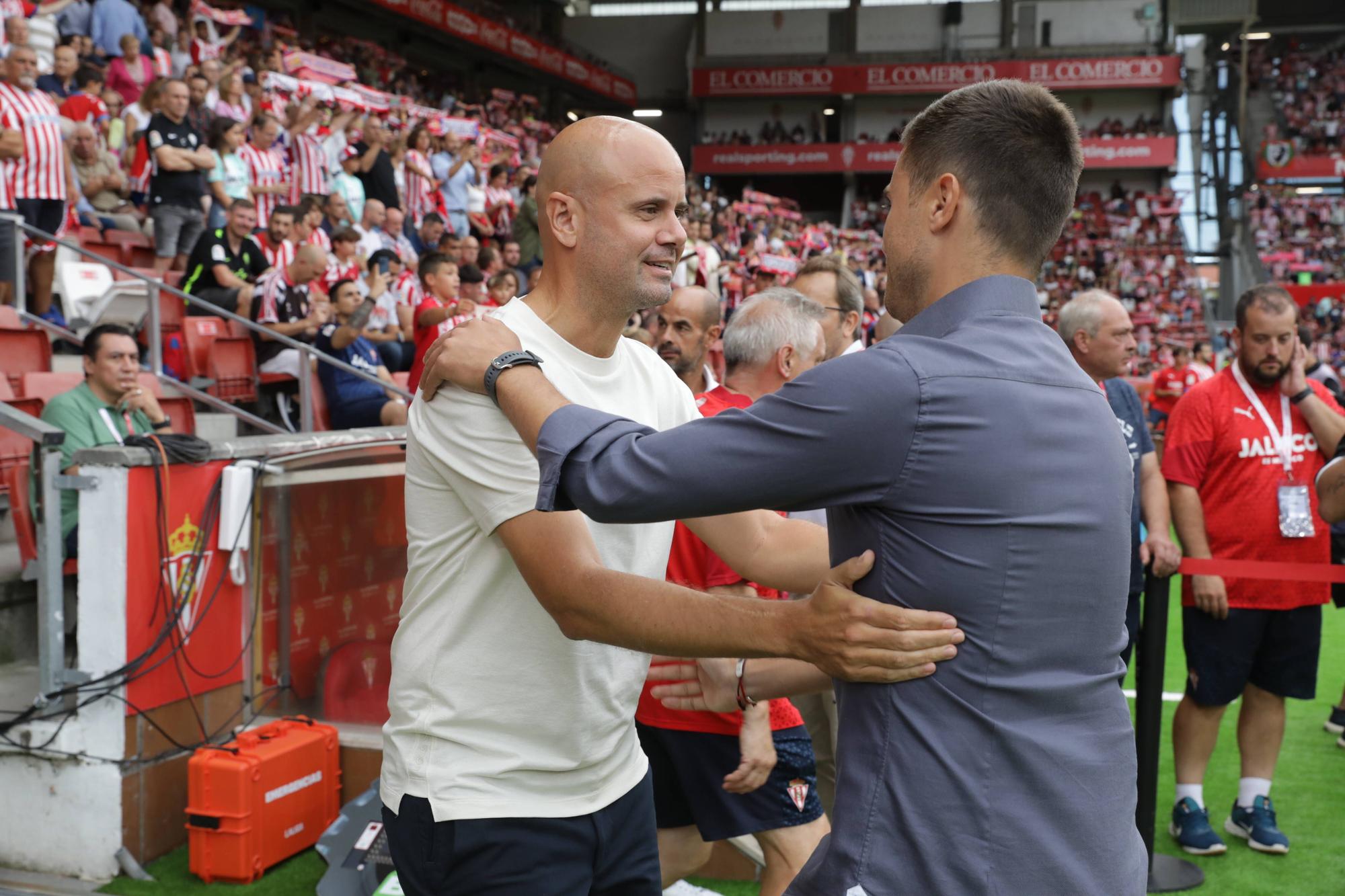 Así fue el partido entre el Sporting y el Mirandés