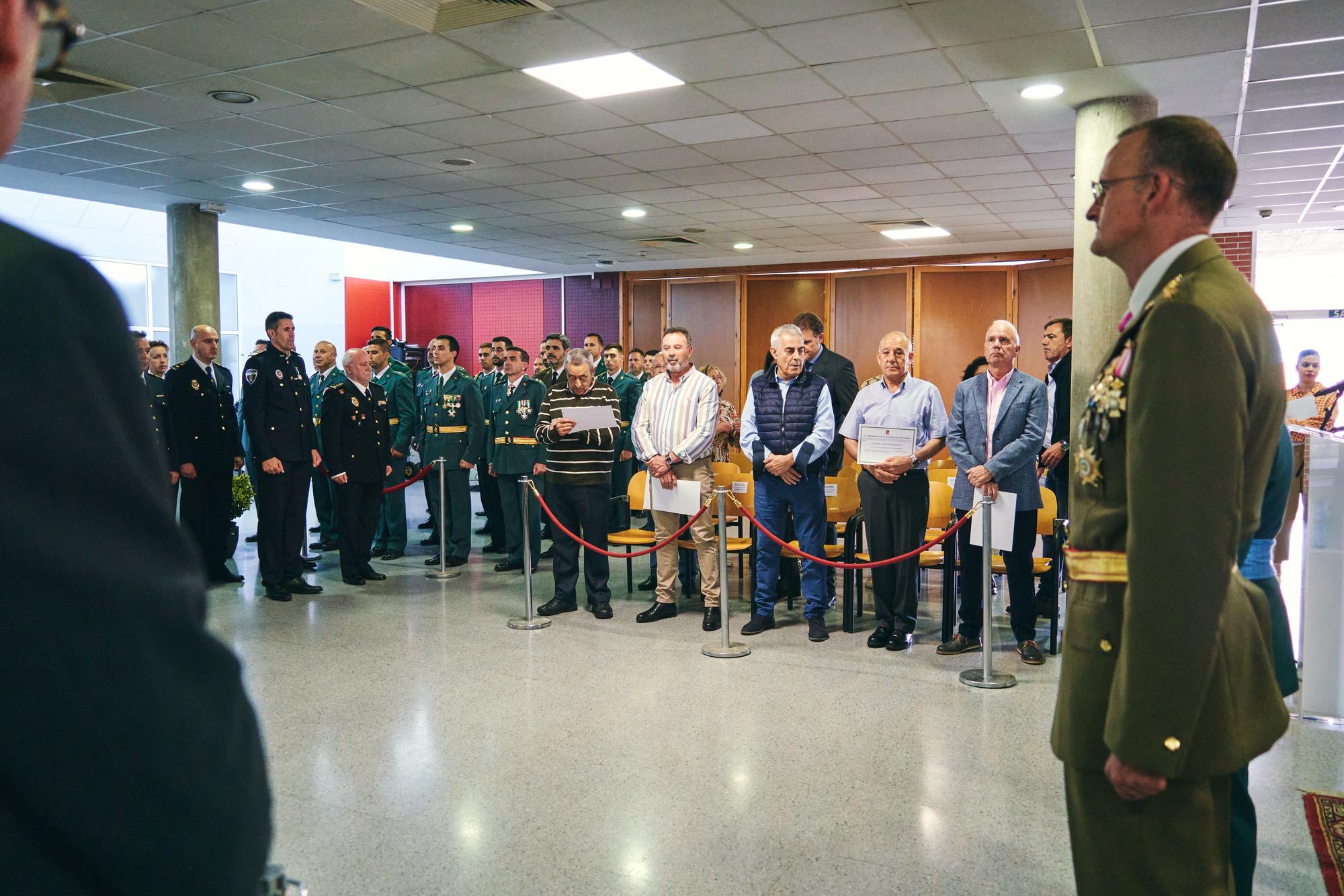 Homenaje de la Guardia Civil de Cáceres