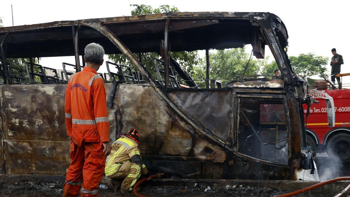 Imagen de archivo de un accidente de autobús.
