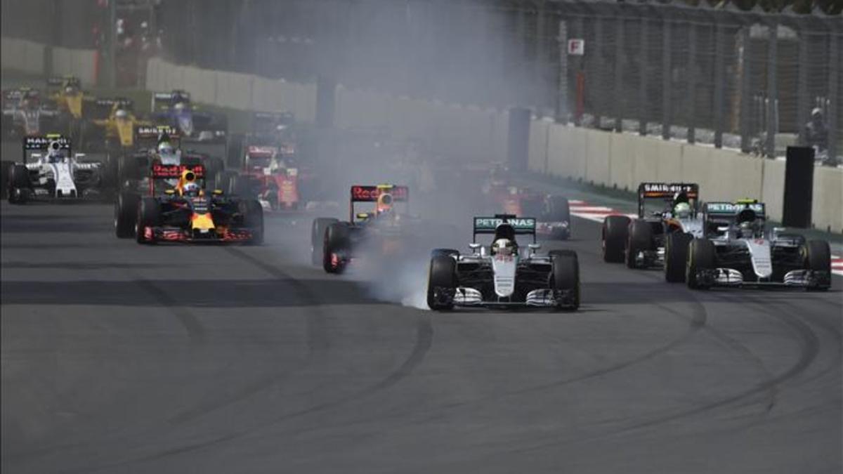 Hamilton gano en mexico