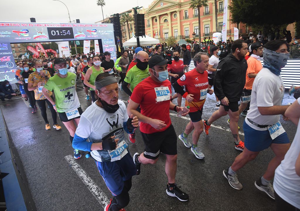 Así fue la salida de la maratón y la media maratón de Murcia (II)