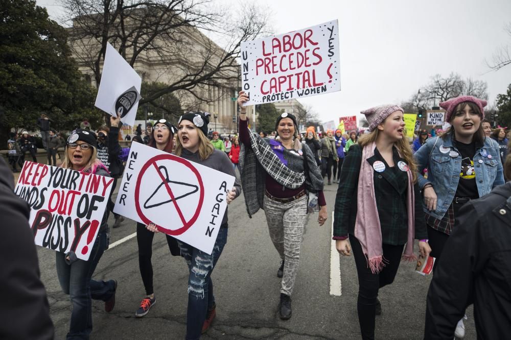 ''Marcha de las Mujeres'' contra Trump en Washington