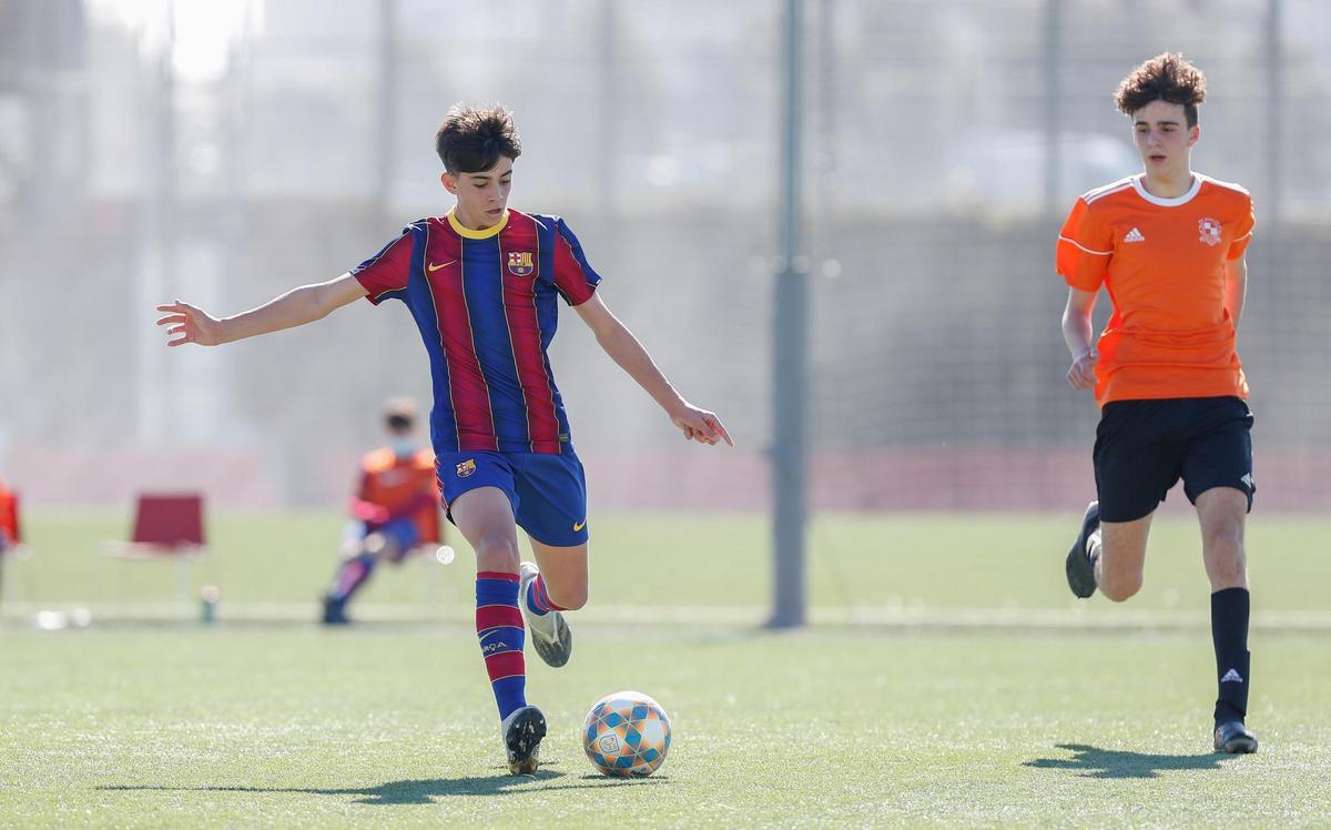 Marc Bernal, en un Infantil A-San Gabriel