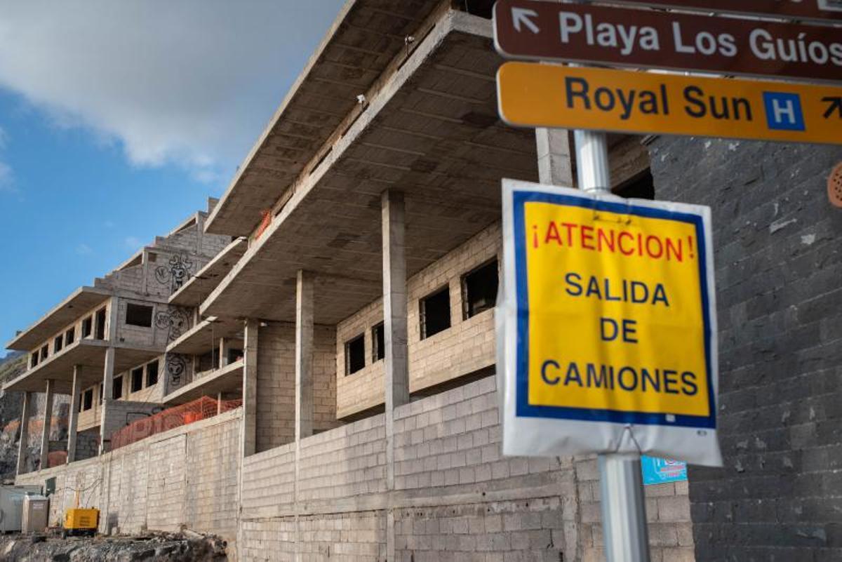 Construcción de complejos turísticos en Los Gigantes.