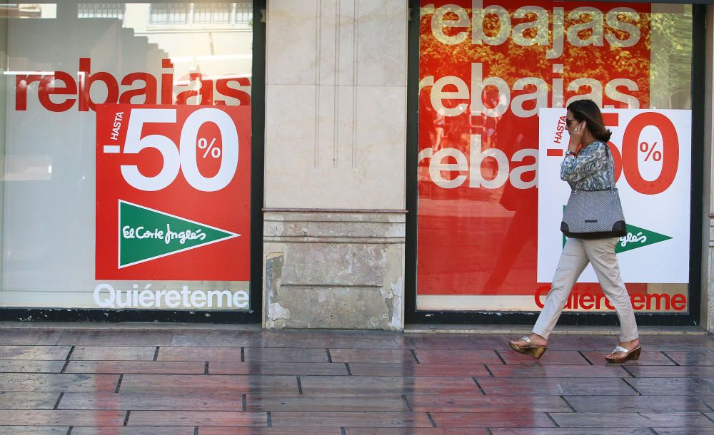 Domingo de rebajas en Málaga