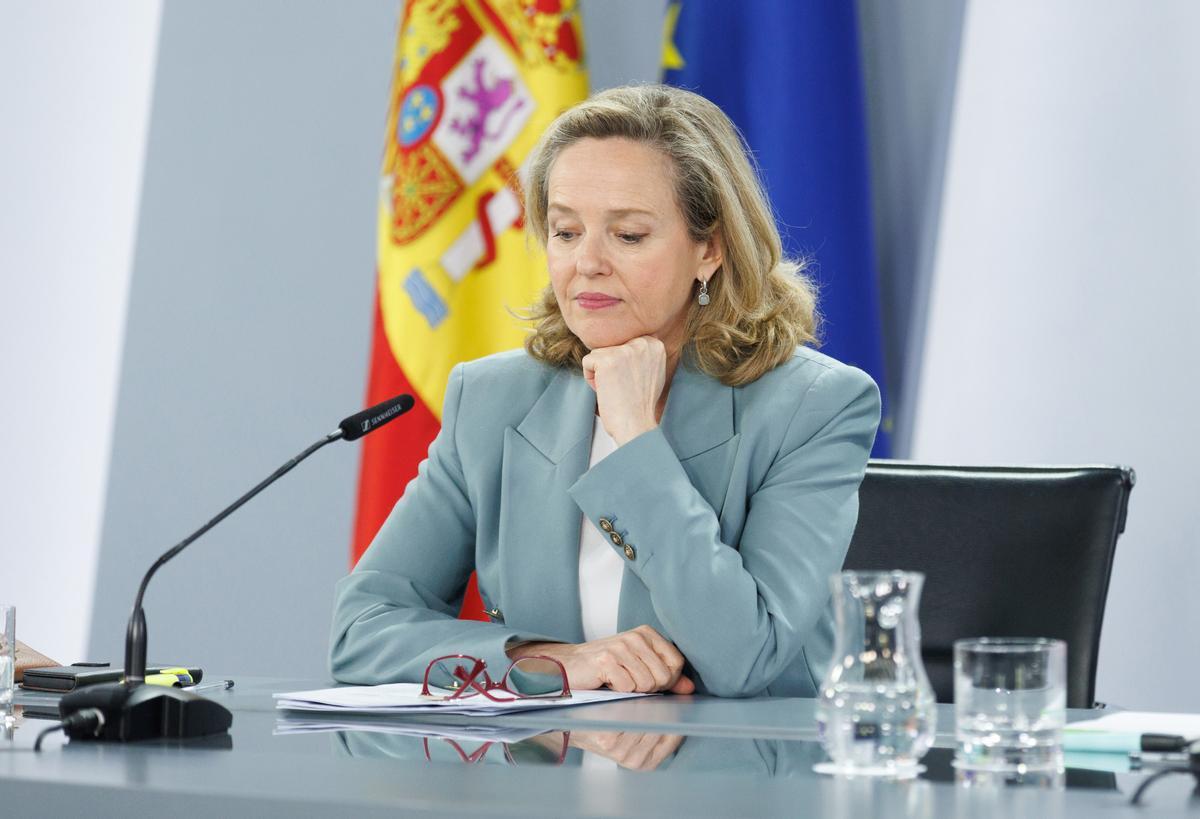 La vicepresidenta primera i ministra dAfers Econòmics i Transformació Digital, Nadia Calviño