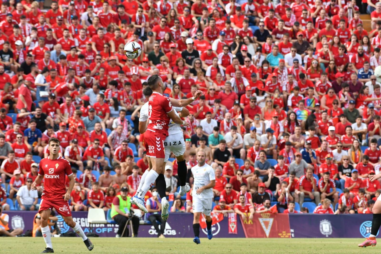 Las imágenes de la final del 'play off' de ascenso a Primera RFEF entre la Peña Deportiva y el Real Murcia