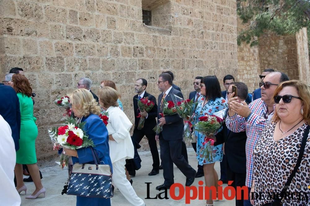 Ofrenda de flores en Caravaca