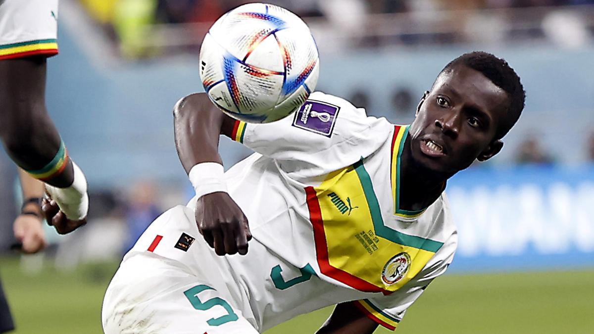 Idrissa Gana Gueye durante el Ecuador-Senegal.